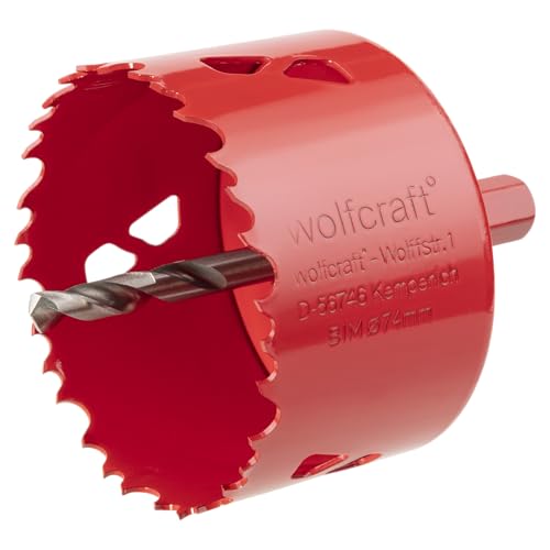 wolfcraft 5475000 - Scie cloche BIM - Diamètre 74 mm... en promo à 13,99€ (-33%) sur Amazon FR