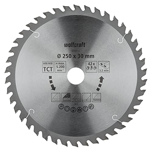 wolfcraft TC Circular Table Saw Blade, Orange Series I... - Home & Kitchen Amazon UK à 22.91€