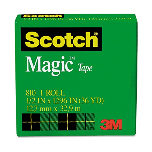 Scotch - Magic Tape, 1" Core, 1/2"x1296", 1/PK... - Fournitures Bureau en promo à 7.70€