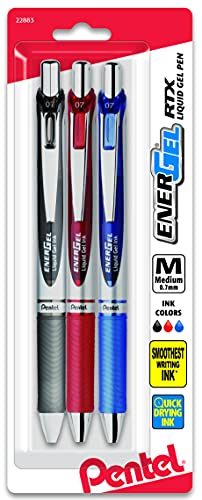 EnerGel RTX Retractable Liquid Gel Pen Medium Line... - Maison & Cuisine en promo à 12.77€
