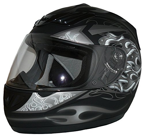 protectWEAR Motorradhelm matt-grau-schwarz H-510-GR - Auto & Moto Amazon Allemagne à 33.18€