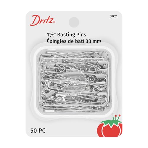 Dritz Quilting Basting Pins-Size 2 50/Pkg - Loisirs Créatifs Amazon France à 13.48€