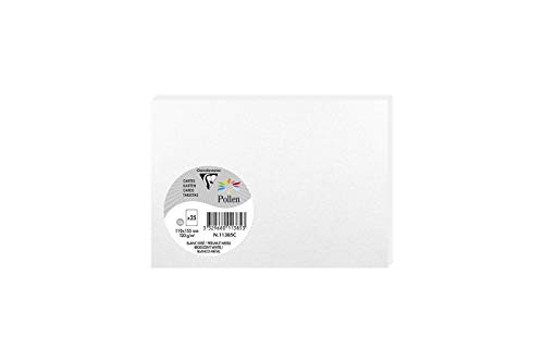 Clairefontaine 11385C Iridescent white Paper Pack of 25... - Fournitures Bureau Amazon Royaume-Uni à 2.58€