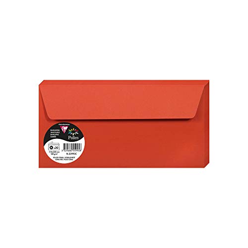Clairefontaine 55995C Pack of 20 Self-Adhesive Envelopes DL... - Fournitures Bureau Amazon Royaume-Uni à 5.66€