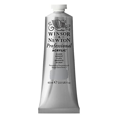 Winsor & Newton Professional Acrylfarbe Tube 60ml 617 Silber