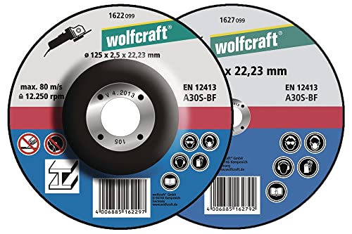wolfcraft Cutting Disc for Metal, depressed centre I 1620300 - Bricolage & Outils Amazon Royaume-Uni à 2.84€