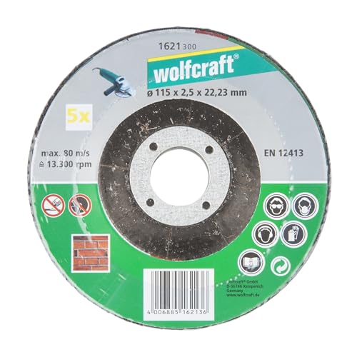 wolfcraft Cutting Disc for Stone, Depressed Centre I 1621300 - DIY & Tools Amazon UK à 3.37€