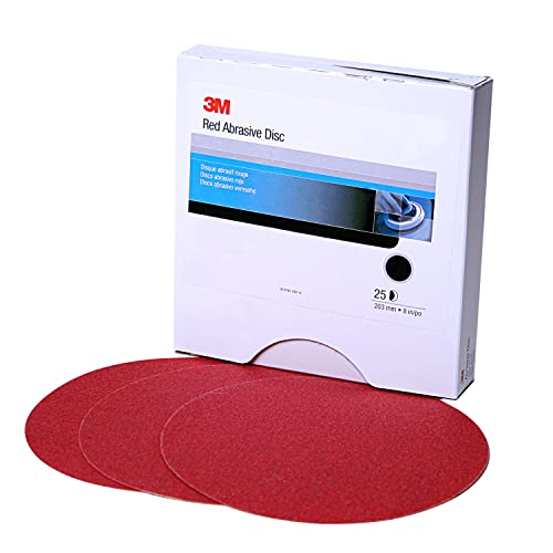 3M Hookit Red Abrasive Disc, 01224, 6 in, P120, 50 discs... - Maison & Cuisine Amazon Royaume-Uni à 10.08€