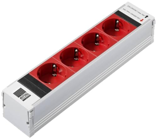 Rittal dk - Módulo Montaje presión psm schuko Rojo - Bon plan à 18.04€