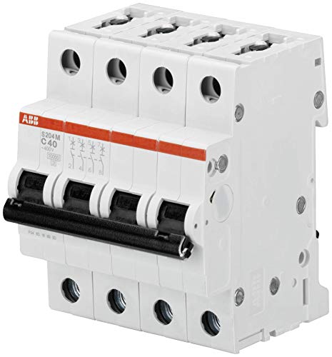 ABB S204M-C16 Miniature Circuit Breaker, 4 Pole, Type C... - Maison & Cuisine Amazon Royaume-Uni à 71.09€