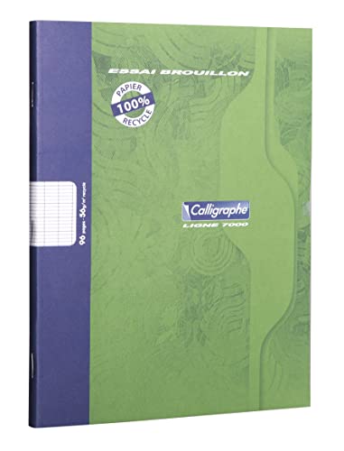 Calligraphe 2196C Un Cahier de Brouillon Agrafé Verts (une... en promo à 0,80€ (-87%) sur Amazon FR