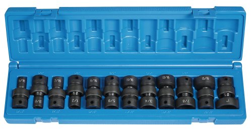 Grey Pneumatic (1212U 3/8" Drive 12-Piece 6-Point Socket Set - Amazon UK à 71.15€