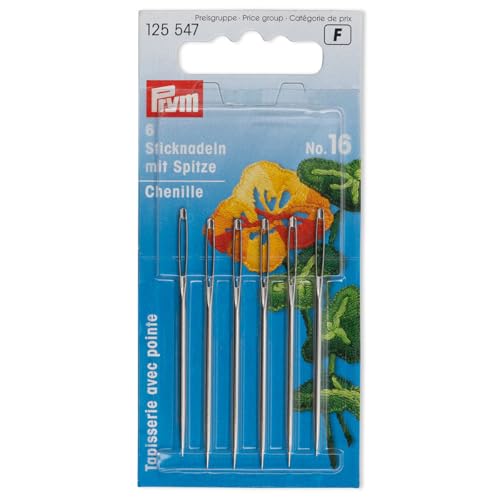 Prym Agujas De Bordar, Metal, Silver/Gold, 10.9 x 4.9 x... - Loisirs Créatifs Amazon Espagne à 2.70€