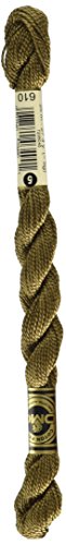DMC 115 5-610 Pearl Cotton Thread, Dark Drab Brown, Size 5 - Loisirs Créatifs en promo à 1.87€