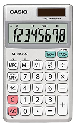 CASIO SL-305 ECO calcolatrice tascabile - Display a 10... - High-Tech & Électronique Amazon Italie à 9.79€