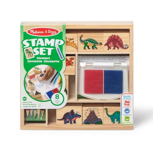 Melissa & Doug - Holzstempel-Set Dinosaurier mit 8... - Jouets & Jeux Amazon Allemagne à 6.36€