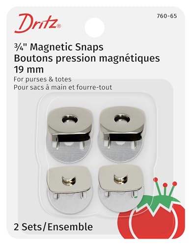 Dritz Square Magnetic Snaps 3/4" 2/Pkg-Nickel - Sports & Fitness Amazon France à 6.91€