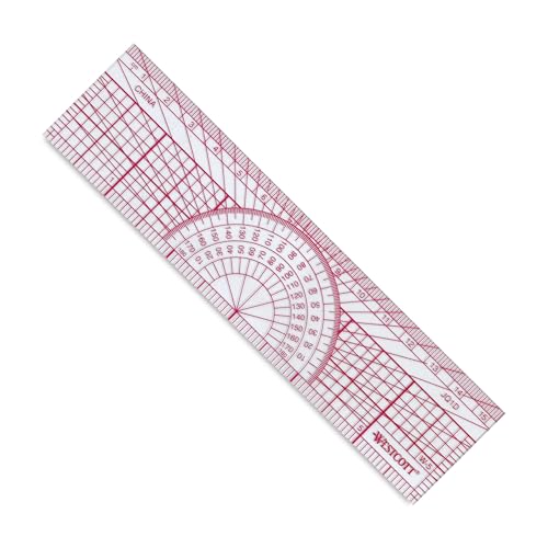 Westcott Rapporteur Règle, 15,2 cm, 15 cm, Transparent (W-5) - Bricolage & Outils Amazon France à 8.57€