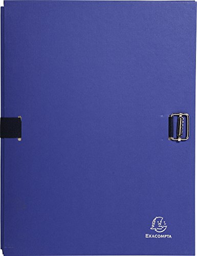 Exacompta - Ref. 720E - 1 canvas paper strap folder with...
