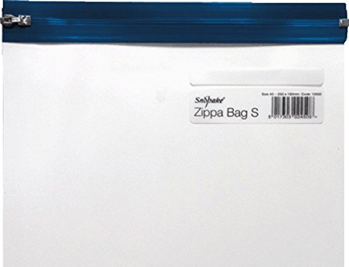 Snopake poche zippée S CLASSIC transparent/blau en promo à 2,49€ (-59%) sur Amazon FR