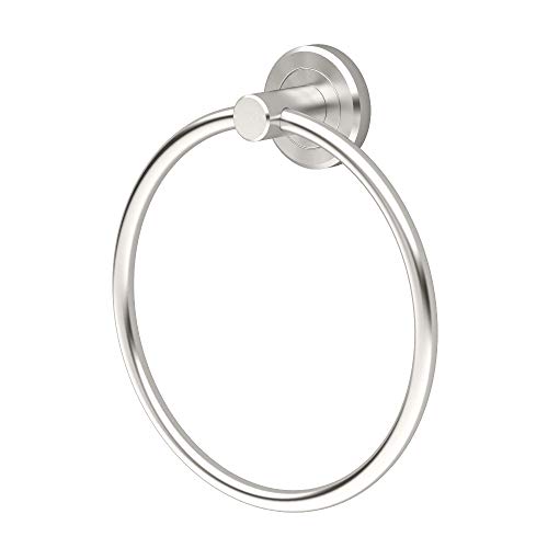 Gatco 4292 Latitude II Towel Ring, Satin Nickel - Home & Kitchen Amazon UK à 15.01€