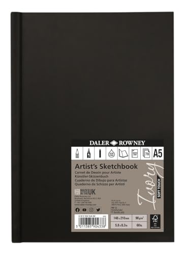 Künstler-Hardcover-Skizzenbuch Ivory/Zeichenkladde 78 Blatt... - Maison & Cuisine Amazon Allemagne à 16.79€