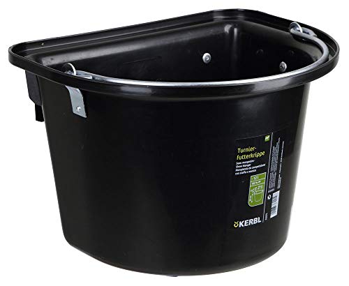 Kerbl Seau Mangeoire avec Anse pour Cheval Noir 12 L en promo à 24,70€ (-54%) sur Amazon FR