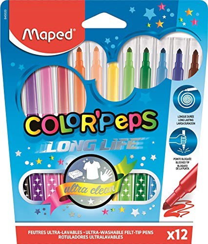 Maped M845020 Faser Color Peps 12 Stück Kartonetui - Sports & Fitness en promo à 3.99€