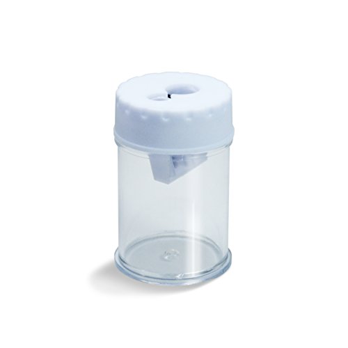 Rapesco R34DCDB2 Taille-crayon, Blanc/Transparent - Erreur de prix -80% à 1.50€