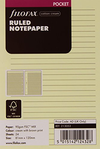 Filofax Pocket - Recambio para agenda de anillas, hojas... - Amazon Espagne à 5.76€