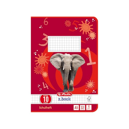 herlitz Schulheft x.book A5, Lineatur 10, kariert, weißer... - Maison & Cuisine Amazon Allemagne à 1.99€