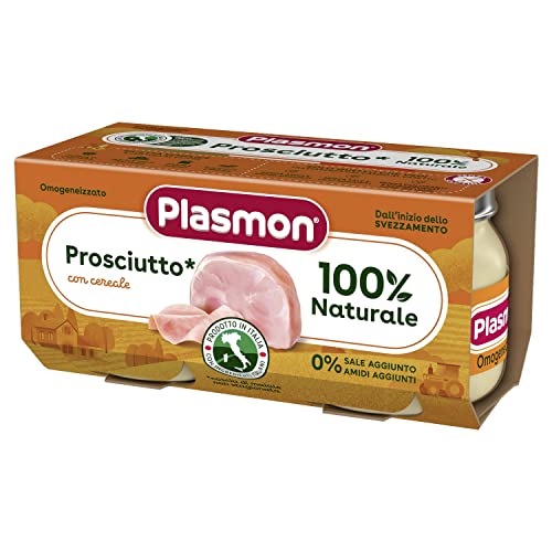 Plasmon Omogeneizzato di Prosciutto 2x80g - Bébé & Puériculture Amazon Italie à 2.29€