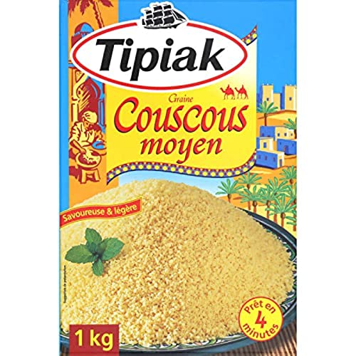 Tipiak Graine de couscous moyen - La boîte de 1kg - Épicerie Amazon France à 2.85€