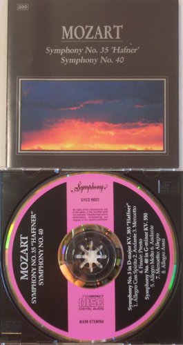 Symph. No. 35 (Hafner) / & No. 40 - Musique & Instruments en promo à 4.99€