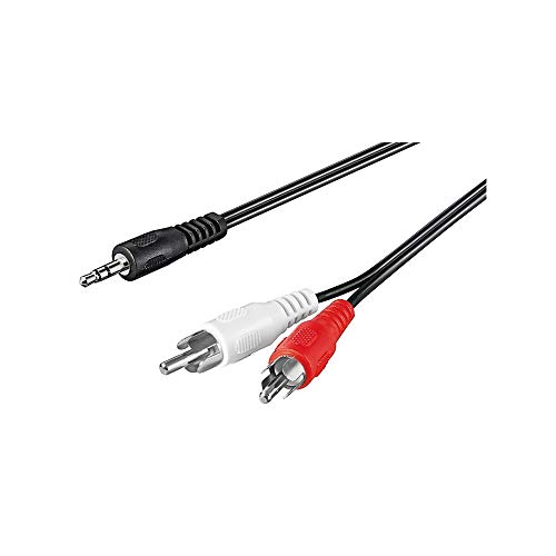 Wentronic Audio/Video Kabel (3,5mm Stereo Stecker auf 2X... - Amazon Germany à 2.84€