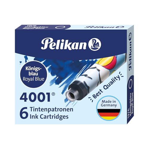 Pelikan Standard-Tintenpatronen 4001 Tinte Königsblau, Bunt... - Maison & Cuisine en promo à 2.41€