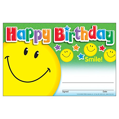 TREND Enterprises, Inc. Happy Birthday Smile Reconnaissance... - Jouets & Jeux Amazon France à 20.17€
