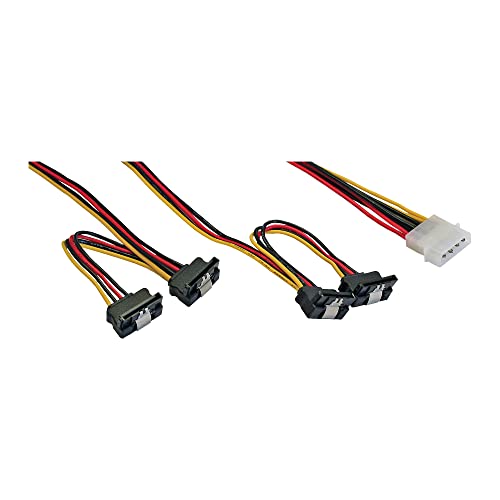 InLine 29672B Angled Power Y Splitter Cable Internal 1 x... - High-Tech & Électronique Amazon Royaume-Uni à 9.40€