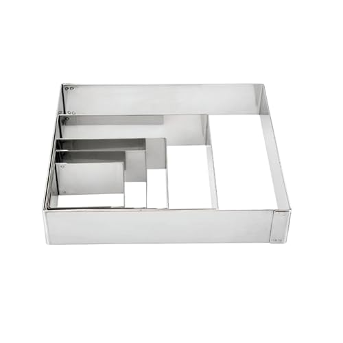 Lacor 68460- Stampo Anello Quadrato 6x6 cm, Inox - Bon plan à 4.99€