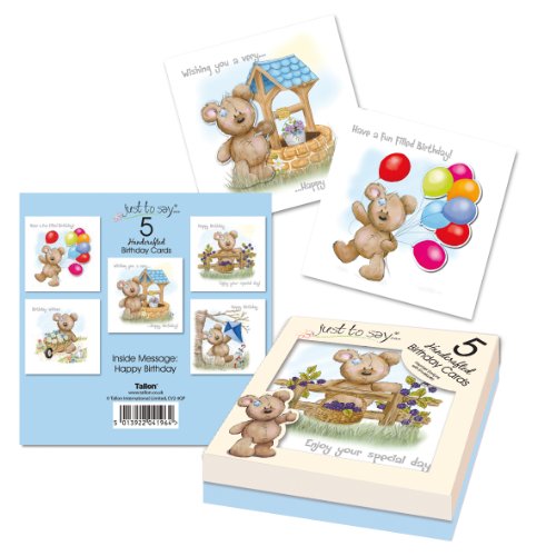 Tallon Just to Say Hand Made Lux Teddy Birthday Card (Box... - Auto & Motorcycle Amazon UK à 1.91€