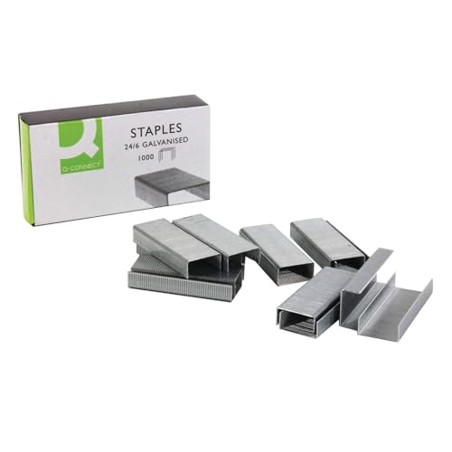 Q-Connect 24/6 Metal Precision Engineered Staples (1000... - Fournitures Bureau Amazon Royaume-Uni à 2.30€