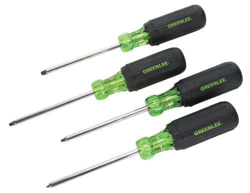 Greenlee 0353-01C Screwdriver Set, Square-Recess Tip, 4... - Home & Kitchen Amazon UK à 24.98€