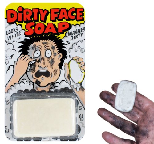 Savon salissant - Savon blanc qui lave noir - Dirty face... - Maison & Cuisine Amazon France à 1.85€