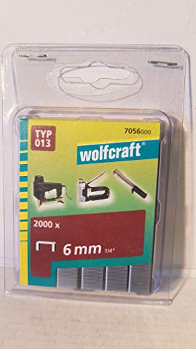 wolfcraft 7056000 Agrafes larges acier trempé Type 013 6 mm... - DIY & Tools Amazon France à 6.99€