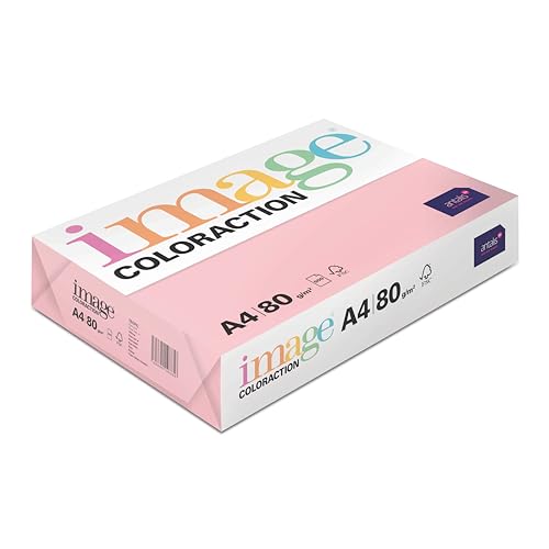 Image Coloraction Pale Pink (Tropic) A4 210x297mm 80gm2... - Amazon Royaume-Uni à 16.85€