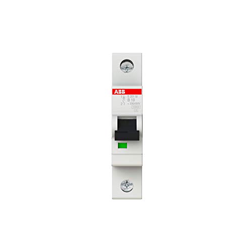 ABB S201M-B10 Miniature Circuit Breaker, 1 Pole, Type B... - Maison & Cuisine Amazon Royaume-Uni à 10.26€