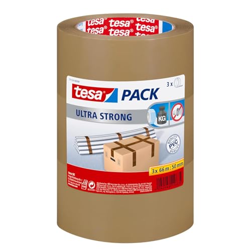 tesa 51124-00008-01 Packing Tape Ultra Strong PVC Packaging... - Home & Kitchen Amazon UK à 36.78€