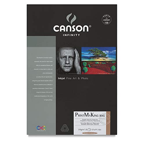 Canson Infinity Print MaKing Rag 310gsm, natural white... - Maison & Cuisine Amazon Royaume-Uni à 60.00€