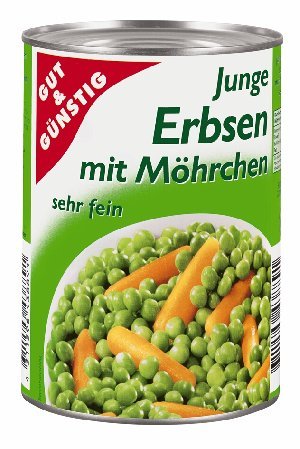 Konserv. Erbsen m. Moehren 400g - High-Tech & Électronique Amazon Allemagne à 1.79€