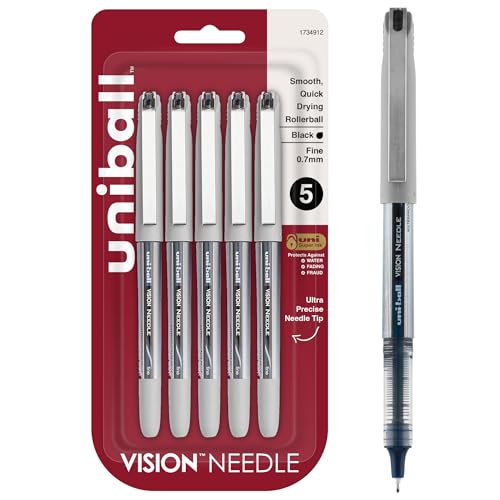 Uni-Ball Vision Needle Noir 5pièce(s) - Sports & Fitness Amazon France à 18.25€